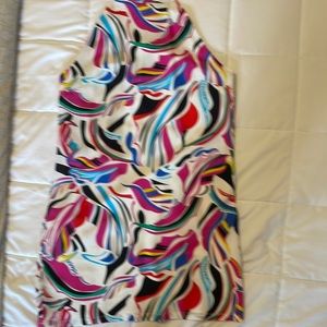 Ayres multi-colored dress. Size small has side zipper. It’s New without tags.
